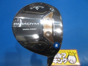 GK鈴鹿☆ 新品408 【値下げ】キャロウェイ PARADYM MAX FAST★SPEEDER NX40 for Callaway(JP)★R★フェアウェイウッド