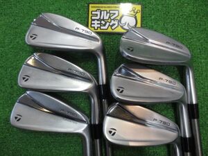 GK石川橋●188 【大幅値下げ】テーラーメイド◆P790 2021◆AEROTECH SteelFiber i95◆S◆アイアン6本セット◆