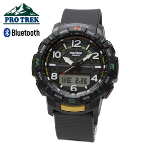 CASIO Casio PROTREK Protrek smart watch Bluetooth PRT-B50-1 outdoor mountain climbing wristwatch black GPS map synchronizated consumption calorie 