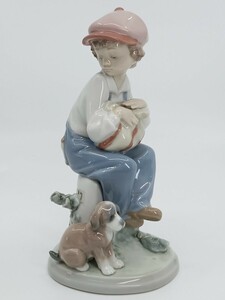 【美品】 LLADRO リヤドロ 　フィギュリン 「旅する少年」　西洋陶器