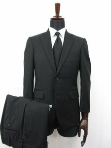  очень красивый товар [ Takeo Kikuchi TAKEO KIKUCHI]miyuki шерсть . ткань чёрный одноцветный шерсть одиночный 2 кнопка костюм ( мужской ) size1/2 черный одноцветный #28RMS8559