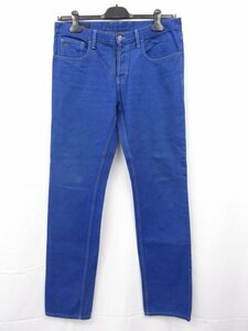 超美品 【グッチ GUCCI】 skinny デニムパンツ (メンズ) size48 ブルー イタリア製 5ポケット 269300 XD112 ■28MPA0716■