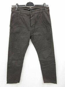 【ダニエレアレッサンドリーニ】 PJ5292 L100 コットンストレッチ パンツ スラックス (メンズ) size32 ダークブラウン ■28MPA0772■