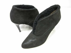  super-beauty goods [ Ginza Kanematsu GINZA Kanematsu] fake mouton bootie - women's shoes ( lady's ) size21.5 black #30LZ4494#