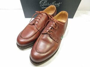 極美品 【パラブーツ Paraboot】 シャンボード Uチップ 外羽根 レザー 紳士靴 (メンズ) size8 ブラウン系 ■30MZA5343■