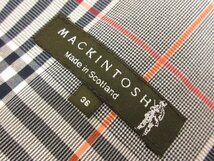 【マッキントッシュ MACKINTOSH】英国製 コットン100％ ゴム引きコート (メンズ) size36 オレンジ系 ■17MW3109■_画像4