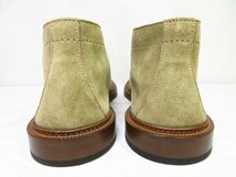 定価74.000円 未使用【SLOWEAR スローウエア】 13207 SW460 400 スエード チャッカブーツ 靴 (メンズ) 42 ライトベージュ ■30SLZ008■_画像7