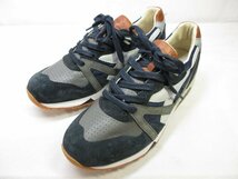 未使用 【ディアドラ ヘリテージ diadora HERITAGE】 172782/C7665 スエード スニーカー 靴 (メンズ) size26.5 ネイビー系 ■15MZA5438■_画像1