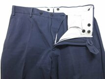 【COVER SELEZIONE SARTORIA カバー セレツィオーネ サルトリア】 コットンスラックス パンツ(メンズ) size48 ネイビー系 伊製■28MPA0759_画像8