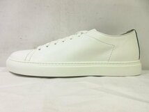 定価63.800円 未使用【OFFICINA SLOWEAR スローウエア】 13BC91 SW446 720 シボレザー スニーカー 靴 (メンズ) size41 白 ■30SLZ038■_画像6