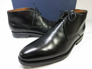 極美品 【ジャランスリウァヤ Jalan Sriwijaya】 レザー チャッカブーツ 紳士靴 (メンズ) size8 ブラック ■15MZA5496■