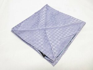 super-beauty goods [joru geo Armani GIORGIO ARMANI] silk material weave pattern pocket square scarf ( men's ) the smallest lustre lavender series made in Italy #10ME6683