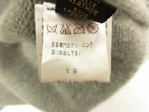 美品【ロロピアーナ Loro Piana】カシミア100％ ニット切替 最高級スエードレザーブルゾン(メンズ) size52 グレー×茶系 伊製■17MN5060■_画像10