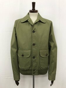 定価110.000円 未使用【モンテドーロ MONTEDORO】63M036 M6243 730 コットンギャバジンブルージョンジャケット(メンズ)44 伊製■17SLJ0334