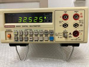  Advan test /ADC digital multi meter R6551e-ti-si- electrification verification settled 