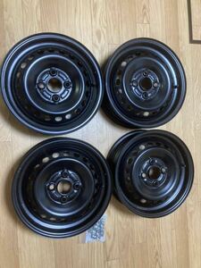 【ホンダ】N-BOX(JF3,4) N-ONE N-WGN N純正スチールホイール 14x4.5J 4-100 +40 ハブ56☆4本セット 40428-10 検) ナット付き