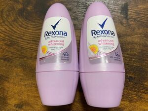 新品未使用品 Rexona レクソナ デオドラント ロールオン アドバンスド ブライトニング x2本 制汗 アジア お徳用 セット