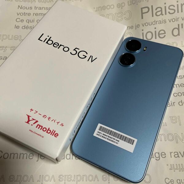 極美品 Libero 5G IV A302ZT ブルー　ワイモバイル版 SIMフリー　本体
