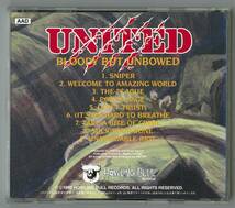 UNITED ／ BLOODY BUT UNBOWED　ＣＤ帯付　　　検～ thrash doom outrage shellshock jurassic jade_画像2