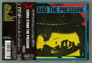 COBRA　コブラ ／ スタンド・ザ・プレッシャー　ＣＤ帯付　　検～ oi skins AA laughin'nose ryders