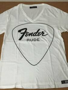 FENDER MEETS RUDE GALLERY★VネックTee★SIZE3(M)★フェンダー ミーツ ルードギャラリー★RG