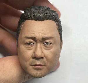 Art hand Auction 1/6 Universal Action Figure Replacement Head Korean Ma Dong-seok Actor Ver.2 Male PVC Custom Model 1:6 H749, doll, Character Doll, Custom Doll, others