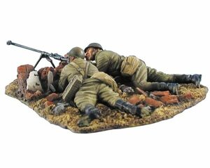 QBR WW2 1/35スケール 兵士2体 背景セット 戦争中 兵隊 ジオラマ レジン 樹脂 未塗装 未組立 ミリタリー キット フィギュア G945