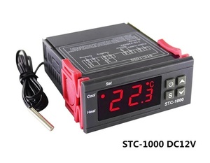 DIY 部品 DC12v AC110-220v 2種 デジタル 温度 コントローラー STC-1000 LED サーモスタット 12v 110v 220v H320