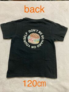 値下げ【devirock】半袖 Tシャツ　120㎝　バックプリント　男女兼用　キッズ