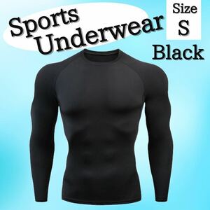 [ popularity ]1028 speed .UV cut under wear S black long sleeve spf50