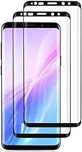 Galaxy S9フィルム【2枚】ギャラクシー Galaxy S9 SCV38 au SC-02K強化ガラスフィルム【3Dラウンド
