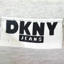 アメリカ古着 DKNY JEANS ダナキャラン ジーンズ メンズM ライトグレー◆ロゴ プリント 半袖 Tシャツ カットソー/A2 516-13_画像3