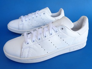 13810■美品 16年製 adidas originals stansmith アディダス スタンスミス 白 顔つき 71/2 25.5 S75104