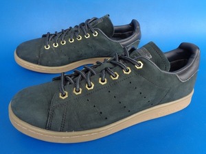 13833■18年製 adidas stansmith WP アディダス スタンスミス 黒 スエード ガムソール 26 cm B37872