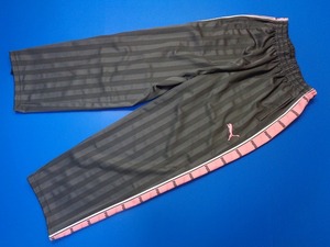 13842■送料込み 美品 PUMA JAPAN プーマ ジャパン パンツ ジャージ グレー 灰 ピンク サイズ L