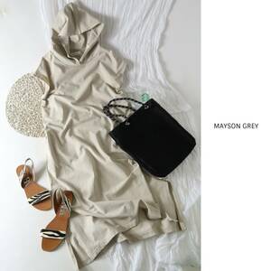  super-beauty goods * Mayson Grey MAYSON GREY*... side slit f-ti- One-piece 2 size *A-O 2034