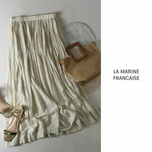 1.7 ten thousand *la La Marine Francaise LA MARINE FRANCAISE*tesin Random pleated skirt made in Japan *A-O 1995