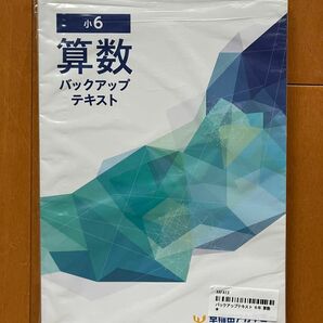 【未開封】早稲田アカデミー　小6 算数　バックアップテキスト　非売品