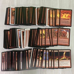 MTG マジックザギャザリング　赤 カード 約200枚　溶融（USG）・欲深きドラゴン（UDS）・煮えたぎる歌（MRD） など