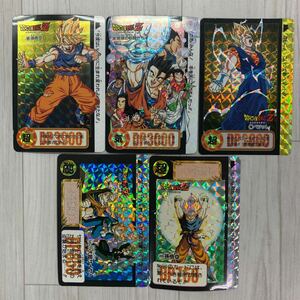  Dragon Ball Carddas 500 three large super rhinoceros ya person 322 the earth. company ..323 Monkey King etc. 5 pieces set 