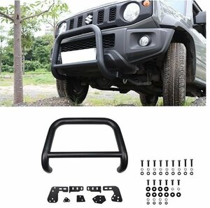  new model Suzuki Jimny front bumper guard JB64 JB74 front bumper grill guard steel special design exterior parts no- drill black 