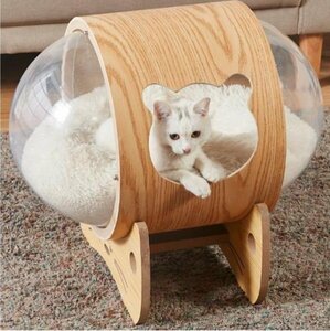  rare new goods! pretty cat tower cat tower .. put -stroke less cancellation device many 