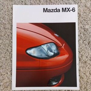 マツダ 2代目 GE MX-6 クーペ カタログ ドイツ版