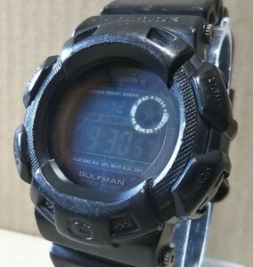 カシオ ジーショック GW-9100MB 電波 ソーラー デジタル 腕時計 ブラック 反転液晶 ガルフマン GULFMAN