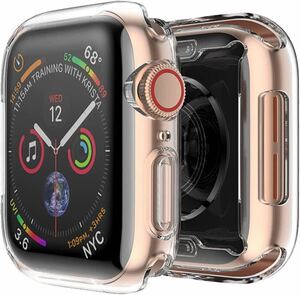 Apple Watch アップルウォッチ フルカバーケース Series7 ケース カバー 全面保護 耐衝撃 シリーズ 7 45mm クリア