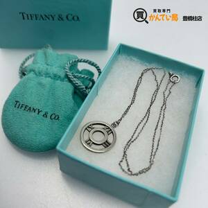 TIFFANY＆Co. ティファニー シルバー925 ネックレスアトラス オープンメダリオン