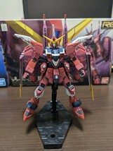 RG 1/144 フリーダム ジャスティス 組立済み 2点セット アクションベース込 ガンプラ 機動戦士ガンダムSEED SEEDDESTINY_画像5