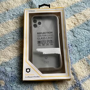 iFace Reflection iPhone 11 Pro Max ケース クリア 強化ガラス [ベージュ]
