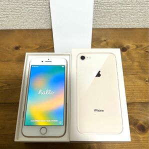 美品★iPhone8 64GB SIMフリー ゴールド バッテリー90%