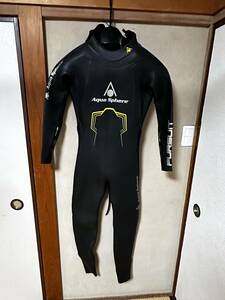  triathlon open water Aqua Sphere aqua sphere wet suit men's size L 177cm69 kilo have on 